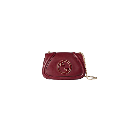 GUCCI-815711 6207 구찌 레드 가죽 구찌 블론디 미니 숄더백