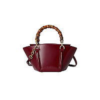GUCCI-805832 9715 구찌 라이트 베이지 뱀부 탑 핸들 미니 토트백