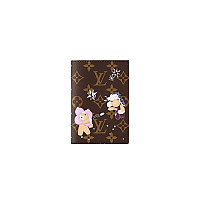 LV-M83519 루이비통 모노그램 여행스티커 패스포트 커버 지갑 10cm