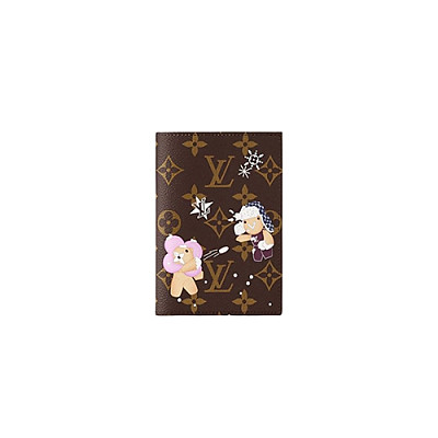 LOUIS VUITTON-N00168 루이비통 블루/그린 다미에 헤리티지 패스포트 커버