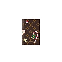 LV-M83519 루이비통 모노그램 여행스티커 패스포트 커버 지갑 10cm