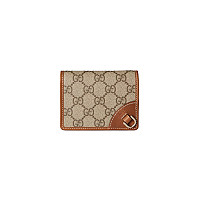 GUCCI-820692 4243 구찌 블루 데님 GG 엠블럼 미니 지갑