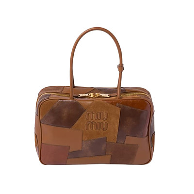 MIU MIU-5BB117 미우 미우 꼬냑 보 레플리카핸드백 34cm