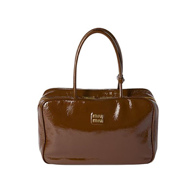 MIU MIU-5BB117 미우 미우 꼬냑 보 레플리카핸드백 34cm