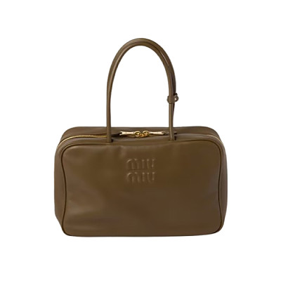 MIU MIU-5BB117 미우 미우 꼬냑 보 레플리카핸드백 34cm