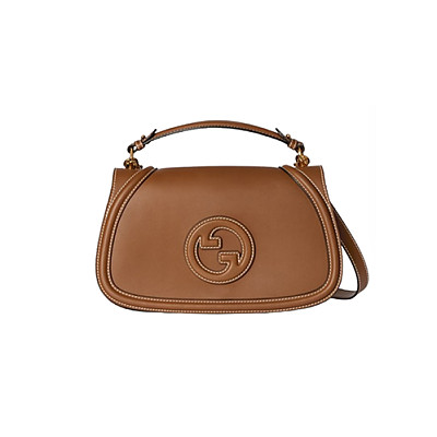 GUCCI-815716 6207 구찌 레드 가죽 구찌 블론디 미디엄 탑 핸들백