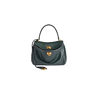 BALENCIAGA-795456 발렌시아가 블랙 골드 로데오 미니 핸드백 23cm
