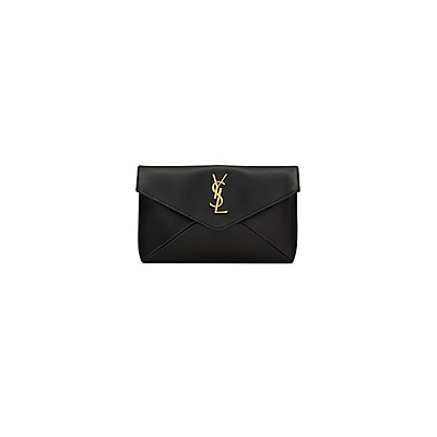 SAINT LAURENT-764931 생 로랑 블랙 cassandre 스몰 envelope 파우치