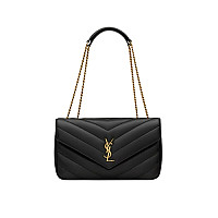 SAINT LAURENT-801439 생 로랑 오렌지 마틀라세 램스킨 loulou 미디엄백