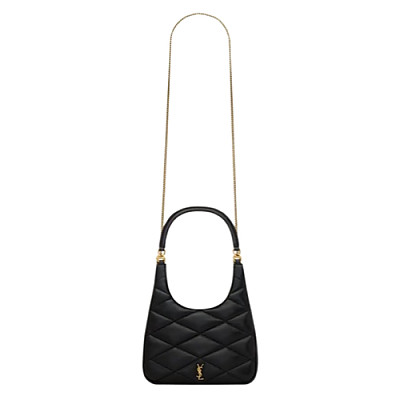 SAINT LAURENT-793608 생 로랑 블랙 램스킨 sade 호보