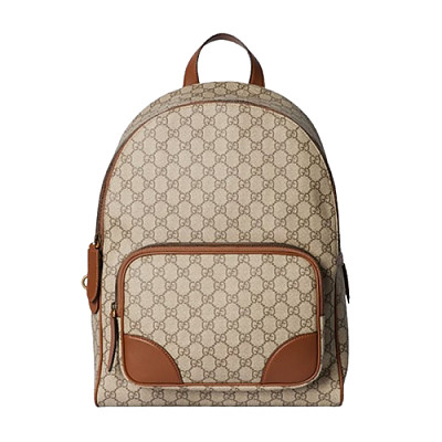 GUCCI-821159 9786 구찌 베이지 GG 엠블럼 미디엄 백팩