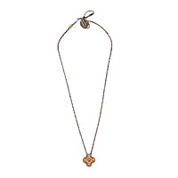 VAN CLEEF ARPELS-VCARD3 반클리프 실버/라이트 블루 빈티지 알함브라 펜던트