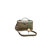 Loro Piana-FAN4046 로로피아나 내추럴 캔버스 엑스트라 포켓 파우치 L19