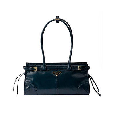PRADA-1BA426 프라다 데님 보니 미디엄 가죽 핸드백