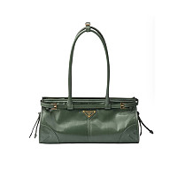PRADA-1BA426 프라다 데님 보니 미디엄 가죽 핸드백