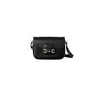 GUCCI-815205 9741 구찌 베이지/블랙 구찌 홀스빗 1955 미니 숄더백