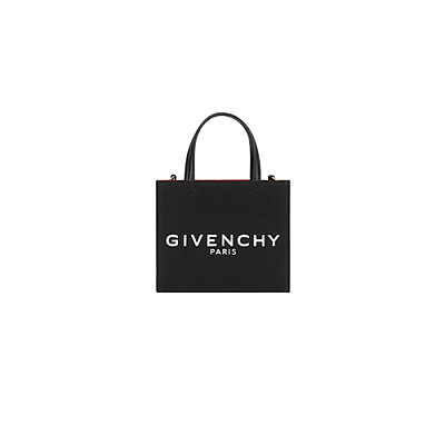 GIVENCHY-BB50N0B 지방시 블랙 G 토트 캔버스 미니 토트백