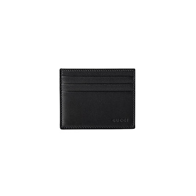 GUCCI-818952 1000 구찌 블랙 GG 엠블럼 엠보스 카드 케이스