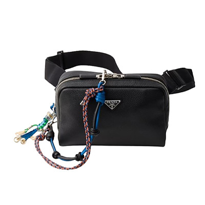 PRADA-2TT222 프라다 나파 가죽 팝 스트링 메탈 백 참