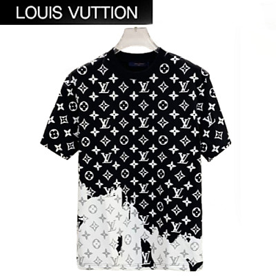 LOUIS VUITTON-032710 루이비통 블랙 모노그램 티셔츠 남여공용