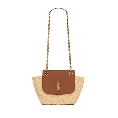 SAINT LAURENT-774269 생 로랑 내추럴 라피아 manon 미니 백