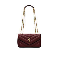 SAINT LAURENT-801437 생 로랑 오렌지 마틀라세 램스킨 loulou 스몰백