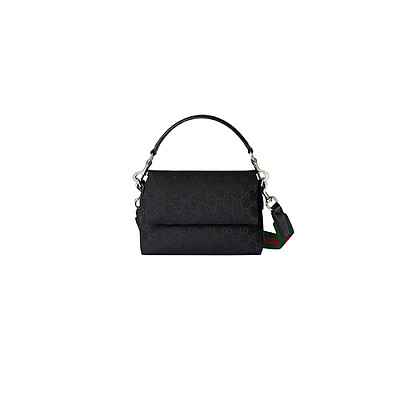 GUCCI-821617 1042 구찌 블랙 웹 디테일 스몰 GG 크로스백
