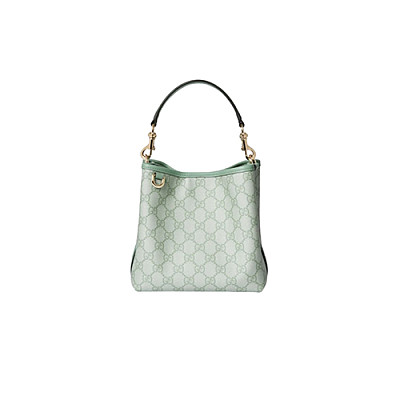GUCCI-815118 8458 구찌 세이지 그린 GG 엠블럼 미니 버킷백