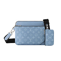 LOUIS VUITTON-M12490 루이비통 올리브 그린 모노그램 섀도우 트리오 메신저