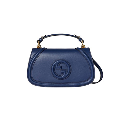 GUCCI-815714 1000 구찌 블랙 가죽 구찌 블론디 스몰 탑 핸들백