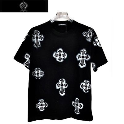 CHROMEHEARTS-05175 크롬하츠 그린 스터드 장식 티셔츠 남여공용