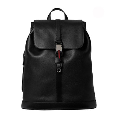 GUCCI-816750 1042 구찌 블랙 가죽 미디엄 백팩