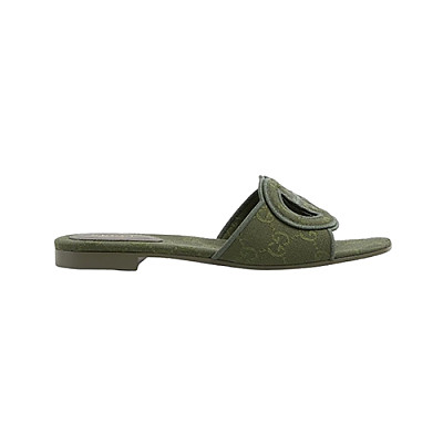 GUCCI-790447 8549 구찌 레드 인터로킹 G 슬라이드 샌들