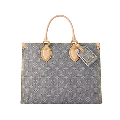 LV-M24708 루이비통 멀티컬러베이지 모노그램 자카드 온더고 MM 토트백 35cm