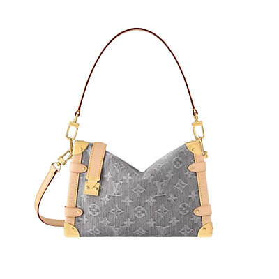 LOUIS VUITTON-M13285 루이비통 그레이 모노그램 데님 사이드 트렁크 MM
