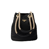 PRADA-1BE082 프라다 발틱 블루 마리너 리나일론 스몰 버킷 백
