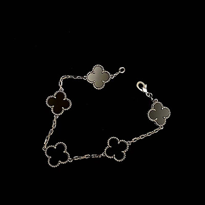 VAN CLEEF ARPELS-VCARP2 반클리프 로즈 골드/블랙 다이아몬드 빈티지 알함브라 브레이슬릿