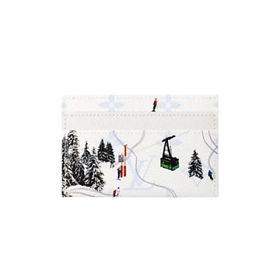 LOUIS VUITTON-M14864 루이비통 화이트 컬러 모노그램 더블 카드 홀더