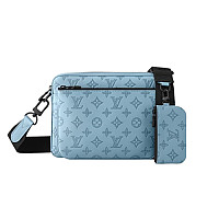 LOUIS VUITTON-M14069 루이비통 스카이 블루 모노그램 트리오 메신저