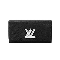 [스페셜오더]LOUIS VUITTON-M63456 루이비통 느와르 에삐 레더 패치 디테일 트위스트 월릿