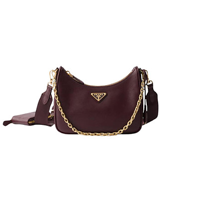 [스페셜오더]PRADA-1BH204 #sa프라다 핑크 나일론 리에디션 멀티 호보백