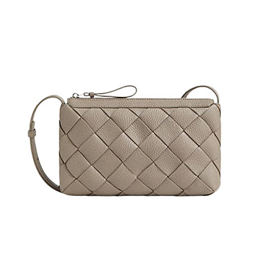 BOTTEGA VENETA-837112 보테가 베네타 블랙 디아고 지퍼 메신저 백