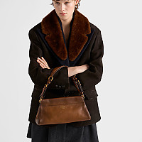 [스페셜오더]PRADA-1BC262 프라다 앙세네 미디엄 가죽 핸드백 블랙