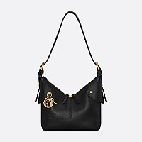 DIOR-M2846UNUO_M900 디올 Voyage 빈티지 미디엄 백 블랙