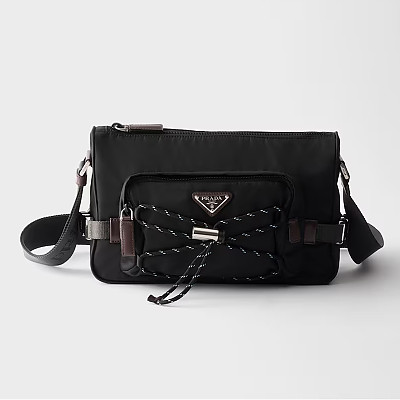 [스페셜오더]PRADA-2VH192 프라다 스피드록 리나일론 및 가죽 숄더백 카무플라주 그린