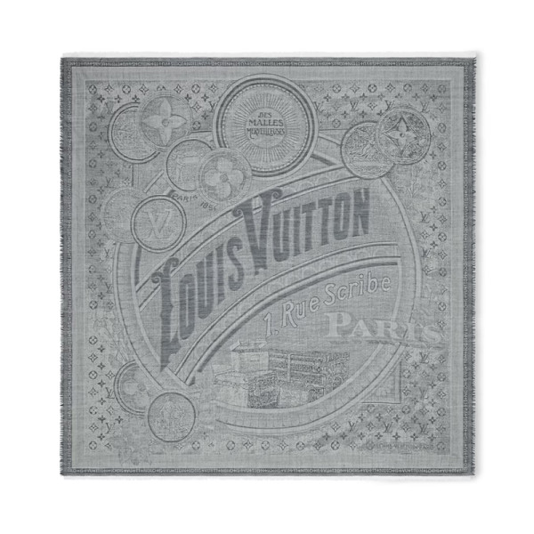 LOUIS VUITTON-M96117 루이비통 말 메르뵈이외즈 숄 Malles Merveilleuses Shawl