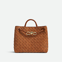 [스페셜오더]BOTTEGA VENETA-743568 보테가 베네타 앰버 안디아모 스몰 탑 핸들 백 25CM(766014 동일제품)