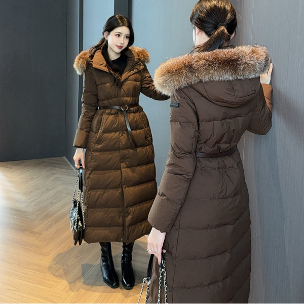 BURBERRY-80998741 버버리 슬림 벨트 웨이스트 롱 다운 패딩 (3컬러)