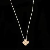 VAN CLEEF ARPELS-VCARD3 반클리프 실버/라이트 블루 빈티지 알함브라 펜던트