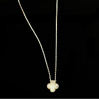 VAN CLEEF ARPELS-VCARD3 반클리프 실버/라이트 블루 빈티지 알함브라 펜던트